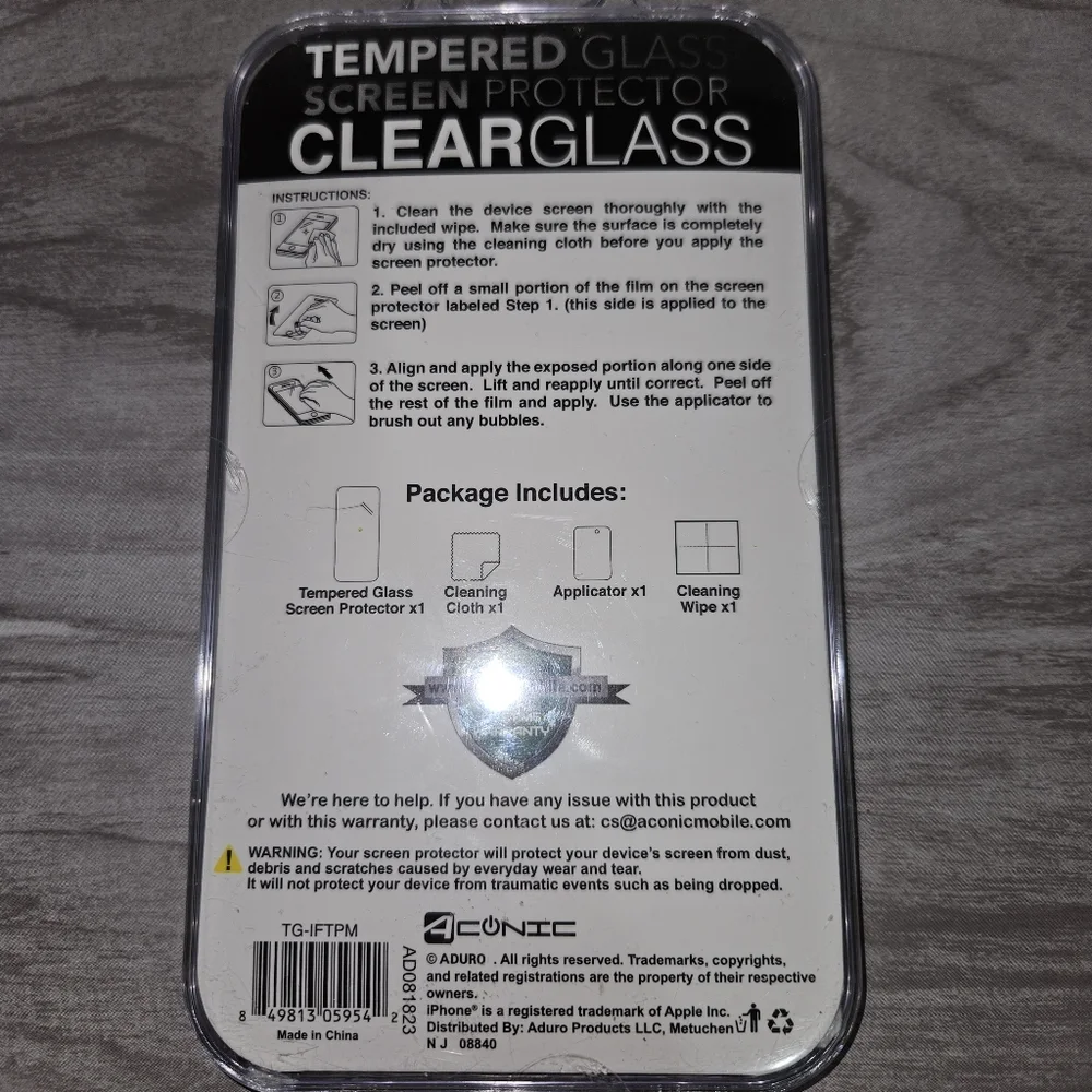 iPhone 15 pro max Screen Protector Tempered Glass